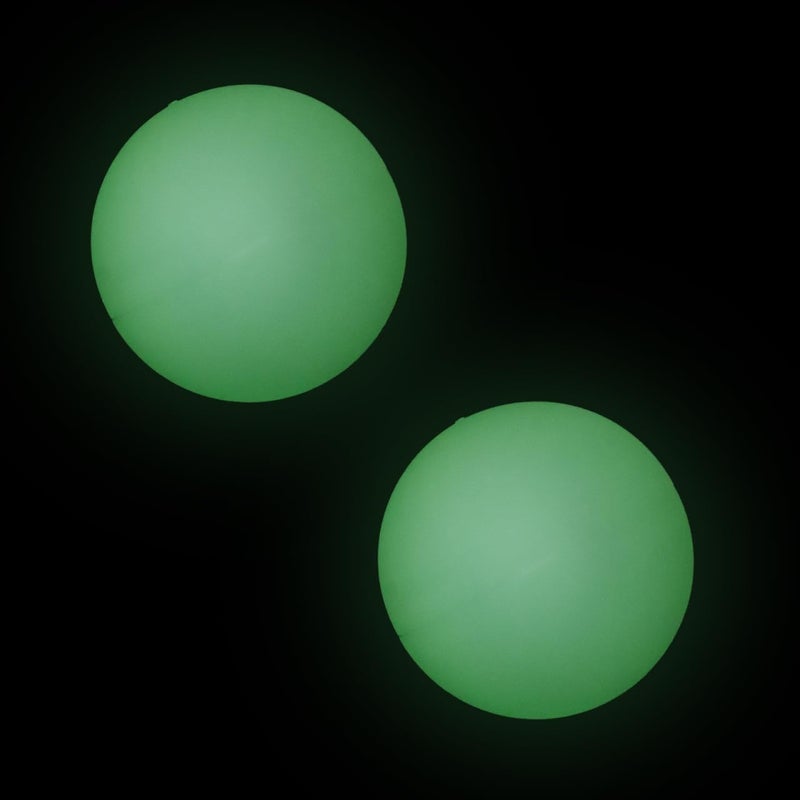 OHPHCALL Enhance Skills 2pcs Glow-in-The- Hockey Balls for Night Play Field Hockey Training - Image 1